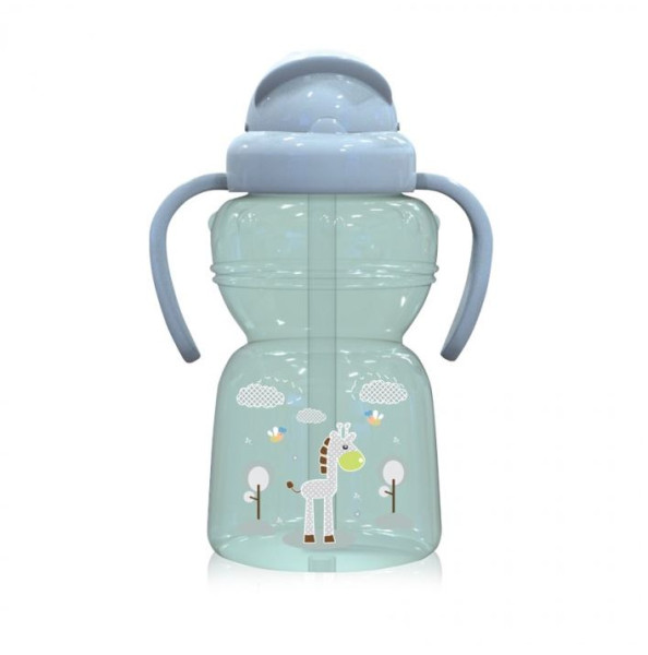 Поильник спортивный Lorelli Sipper, с трубочкой и ручками, 325 мл