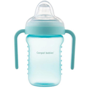 Поильник-непроливайка Canpol babies, силиконовый носик, 9м+, 220мл