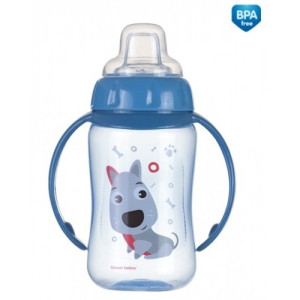 Поильник Canpol babies Cute Animals, с силиконовым носиком и ручками, 320 мл