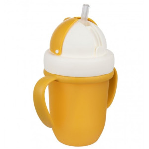 Поильник детский Canpol babies Matt Pastels, с трубочкой и ручками, 210мл