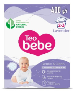 Порошок для стирки детского белья Teo bebe Gentle & Clean, 400гр