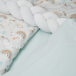 Комплект постельный Twins Rainbow, хлопок, 7 элементов