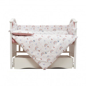 Комплект постельный Twins Rainbow, хлопок, 7 элементов