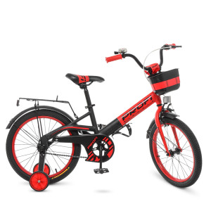 Велосипед двухколесный PROF1 KIDS Original W18115, с корзинкой, 18 дюймов