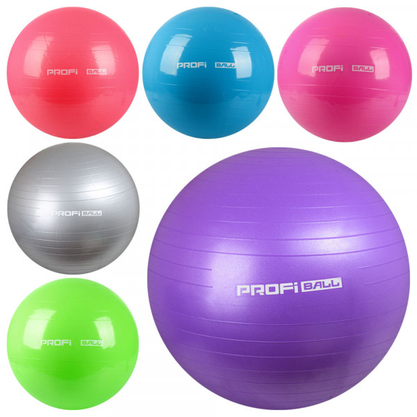 Мяч для фитнеса PROFI MS 0382, фитбол, резина, 65 см