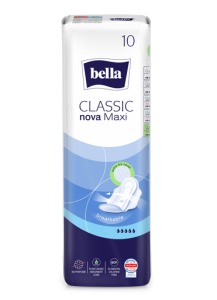 Прокладки гигиенические Bella Classic Nova Maxi breathable, 5 капель, 10шт