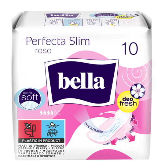 Прокладки гигиенические Bella Perfecta Slim Rose, 4 капли, 10шт