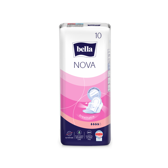 Прокладки гигиенические Bella Nova dreathable, 4 капли, 10шт