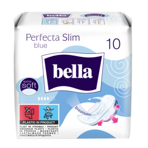 Прокладки гигиенические Bella Perfecta Slim Blue, 4 капли, 10шт