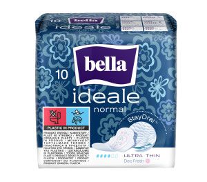Прокладки гигиенические Bella Ideal Normal, 4 капли, 10шт