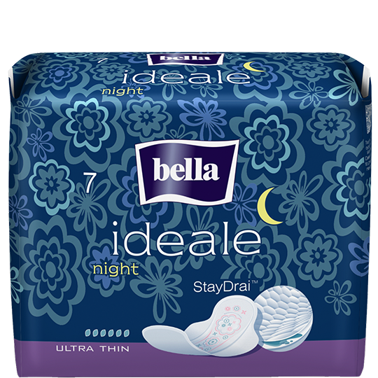 Прокладки гигиенические Bella Ideale Ultra Night Deo, 6 капель, 7шт