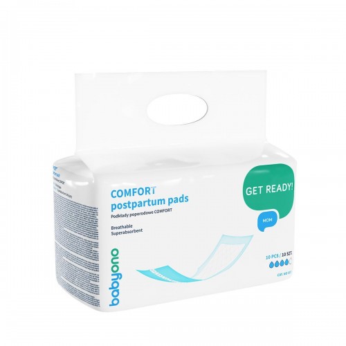 Прокладки послеродовые BabyOno Comfort, 4 капли, 10шт.