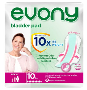 Прокладки урологические Evony Woman, 10 капель, 10 шт