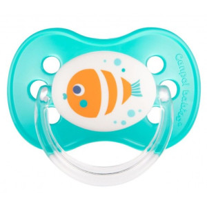 Пустышка круглая Canpol babies Nature, силикон, 6-18m, категория B, 1шт
