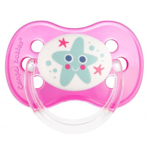 Пустышка круглая Canpol babies Nature, силикон, 6-18m, категория B, 1шт