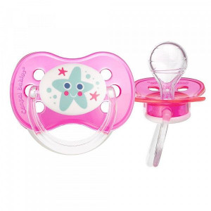 Пустышка круглая Canpol babies Nature, силикон, 6-18m, категория B, 1шт