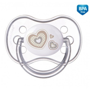 Пустышка симметричная Canpol babies Newborn Baby, силикон, 0m+, категория А, 1шт.