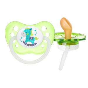 Пустышка анатомическая Canpol babies Toys, латекс, 18m+, 1шт