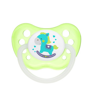 Пустышка анатомическая Canpol babies Toys, латекс, 18m+, 1шт