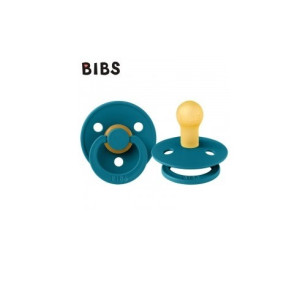 Пустышка круглая Bibs Colour, латекс, 0-6 м
