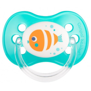 Пустышка круглая Canpol babies Love&Sea, силикон, категория C, 18m+
