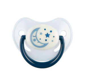Пустышка ортодонтическая Canpol babies Night Dreams, силикон, светится в темноте, 6-18m, 1шт