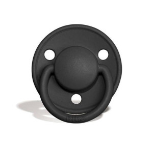 Пустышка круглая Bibs de Lux, силикон, 0-36 м