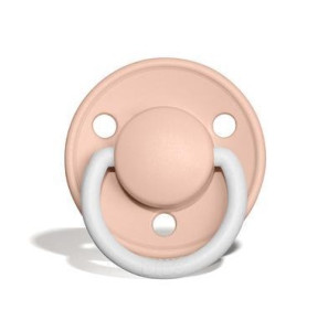 Пустышка круглая Bibs de Lux, силикон, 0-36 м