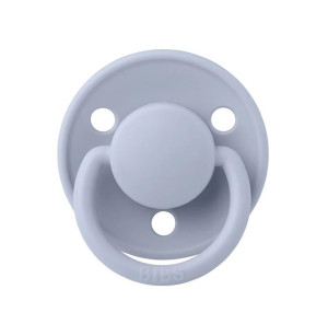 Пустышка круглая Bibs de Lux, силикон, 0-36 м