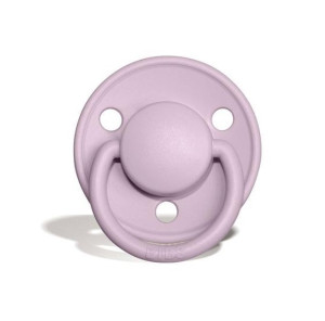 Пустышка круглая Bibs de Lux, силикон, 0-36 м