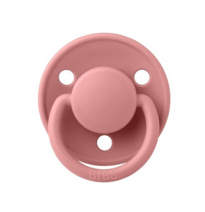 Пустышка круглая Bibs de Lux, силикон, 0-36 м