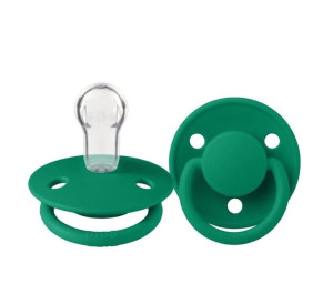 Пустышка круглая Bibs de Lux, силикон, 0-36 м