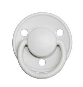 Пустышка круглая Bibs de Lux, силикон, 0-36 м