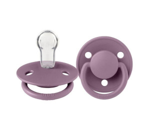 Пустышка круглая Bibs de Lux, силикон, 0-36 м