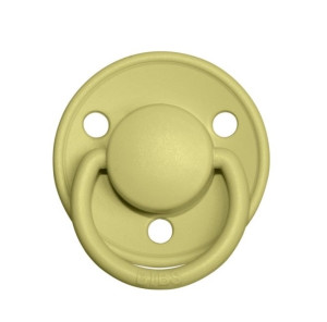 Пустышка круглая Bibs de Lux, силикон, 0-36 м