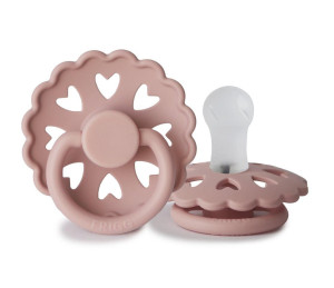 Пустышка круглая Frigg Daisy Heart, силикон, S (0-6 м)