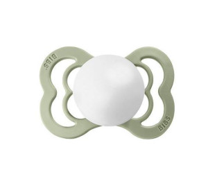 Пустышка симметричная Bibs Supreme, силикон, 0-6 м