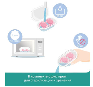 Пустышка Philips AVENT Ultra Air, для девочки, 18m+, 2шт.