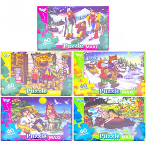 Пазл детский Puzzle Maxi 60 элементов Mx60-05-01, 330х230мм
