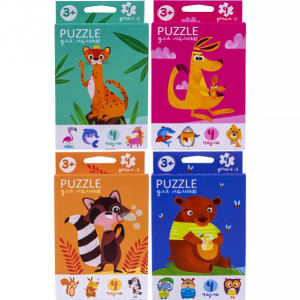 Набор пазл Danko Toys PFK-01U-04U, украинский язык, 8 двухсторонних деталей