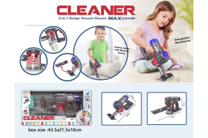 Детский ручной пылесос с насадками Cleaner, электронный