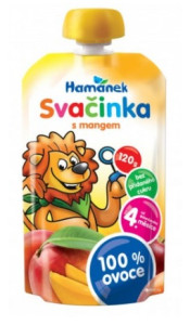 Пюре Hame Хаманек Яблоко-манго, 4m+, 120гр