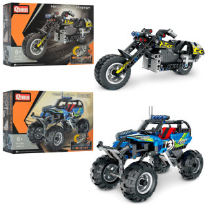 Конструктор Qihui 5801-5803 Мотоцикл/Джип, от 183 деталей