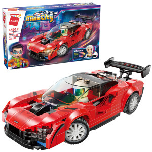 Конструктор Qman 14012 Машина, фигурка, 198 деталей