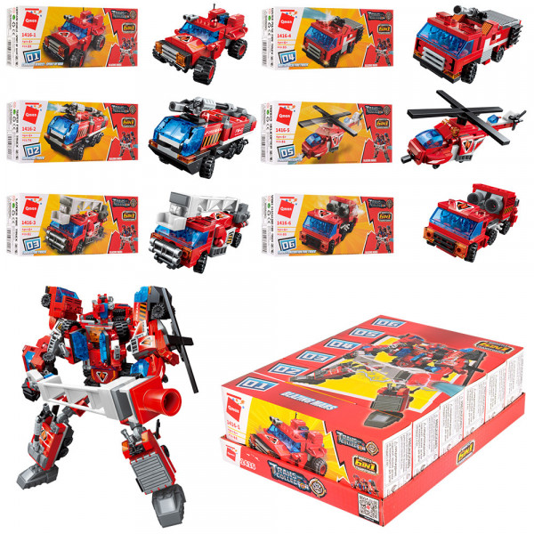 Конструктор Qman 1416 Транспорт, от 76 деталей