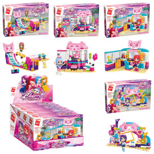 Конструктор Qman 2027 Комната/игровая площадка, от 104 деталей