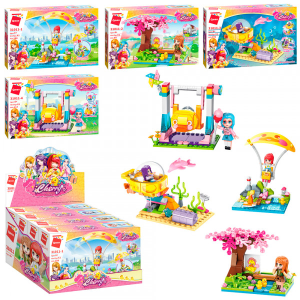 Конструктор Qman 31011 Парк развлечений, фигурка, от 94 деталей