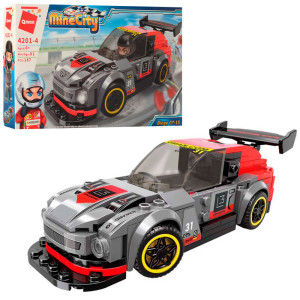 Конструктор Qman 4201-4 Гонка, машинка, фигурка, 187 деталей