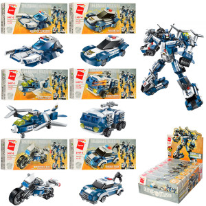 Конструктор Qman 1407 Полиция/Транспорт, от 81 детали