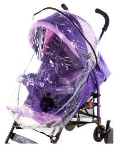 Дождевик на прогулочную коляску Qvatro DQS-2, силикон, маленький